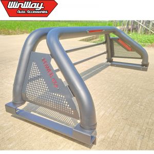 BLACK POWDER COATED STEEL SPORT ROLLBAR FOR HILUX 2021+