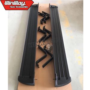 BLACK ALUMINIUM RUNNING BOARD FOR MITSUBISHI TRITON L200 2019 ONWARDS