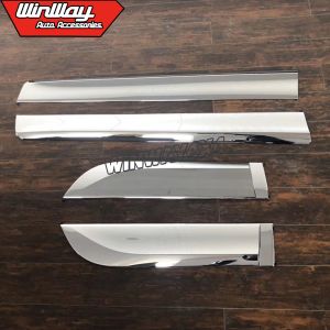 CHROMED DOOR SILL PLATE FOR MITSUBISHI TRITON L200 2019 ONWARDS