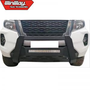 BLACK PU FRONT GUARD FOR NISSAN NAVARA NP300 2021 ONWARDS