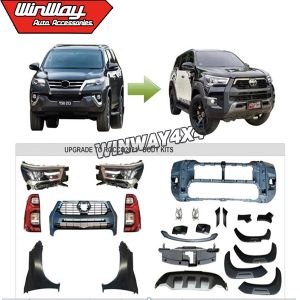 UPGRADE BODY PARTS FOR TOYOTA FORTUNER TO HILUX ROCCO 2021