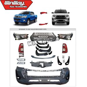 UPGRADE BODY PARTS FOR TOYOTA HILUX REVO 2015-2019 TO HILUX ROCCO 2020