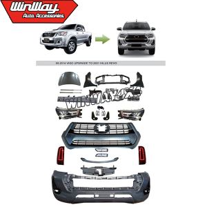 UPGRADE BODY KITS FOR TOYOTA HILUX VIGO 2005-2009 TO HILUX REVO 2021
