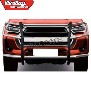 FRONT GRILLE GUARD IN STAINLESS STEEL FOR TOYOTA HILUX 2021
