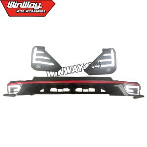 DAYTIME RUNNING LIGHT AND FROT GUARD IN LED FOR TOYOTA HILUX REVO 2021 ONWARDS