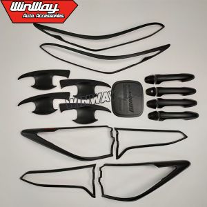 BLACK CAR COVER TRIMS FOR TOYOTA FORTUNER 2020 ONWARDS
