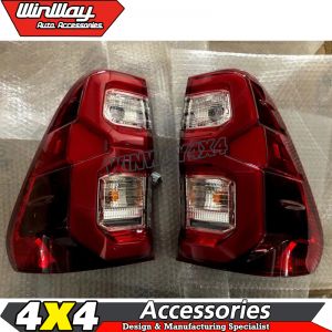 TAIL LAMP IN RED COLOR FOR TOYOTA HILUX REVO 2021 ONWARDS